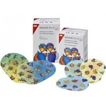 OPTICLUDE PATCH for ABOUT 5.0 x 6.2 cm COLORFUL